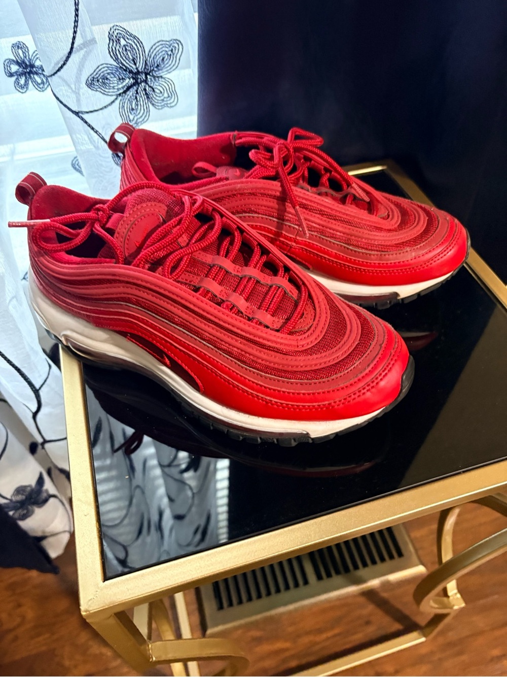 Nike Air Max Red Women's Athletic Sneakers